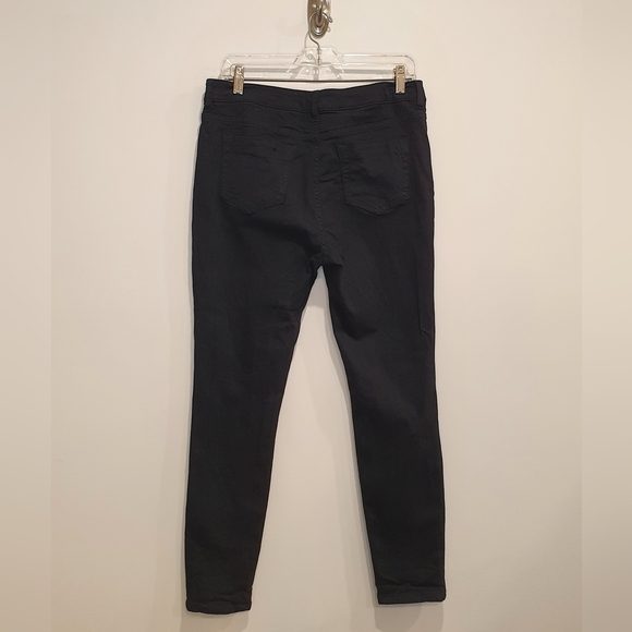 Nanette Lepore high waist Gramercy Skinny Jeans, black, size 8 - Picture 4 of 5